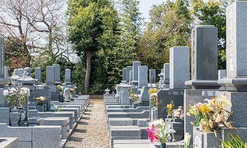 霊園風景霊園内１